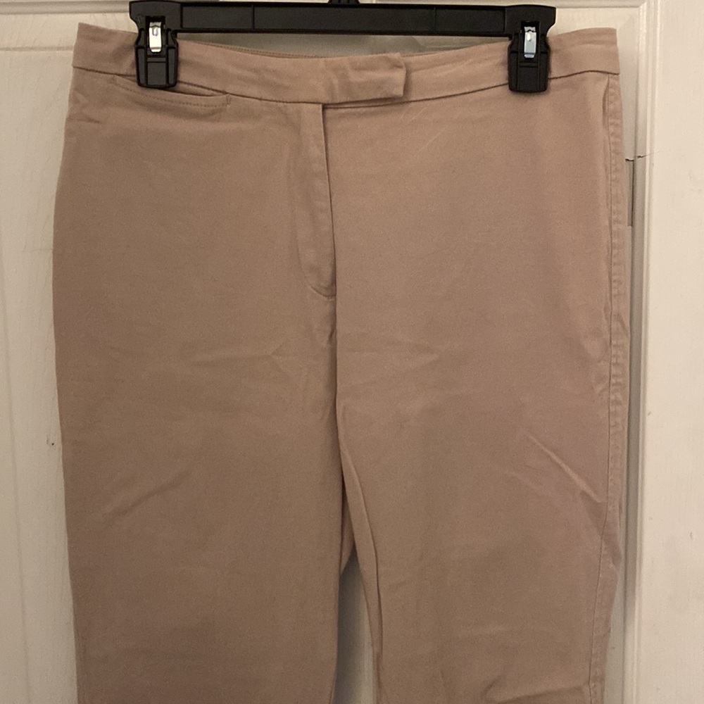 New York & Company brand casual, dress slacks. 97% cotton & 3% spandex.